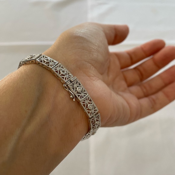 Vintage sterling bracelet - Picture 4 of 4